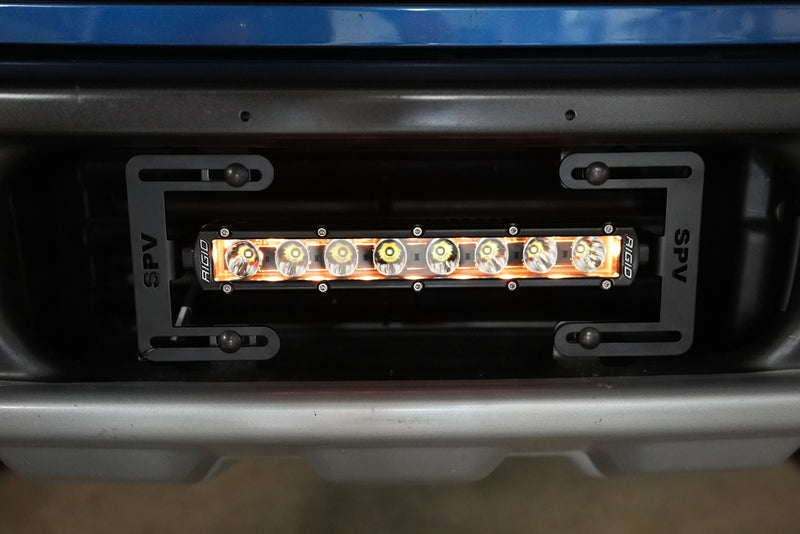 SPV Parts 2021-2023 Ford F-150 Raptor 10'' LOWER Grille w/Rigid Industries Light Bar Kit (Behind Grille)