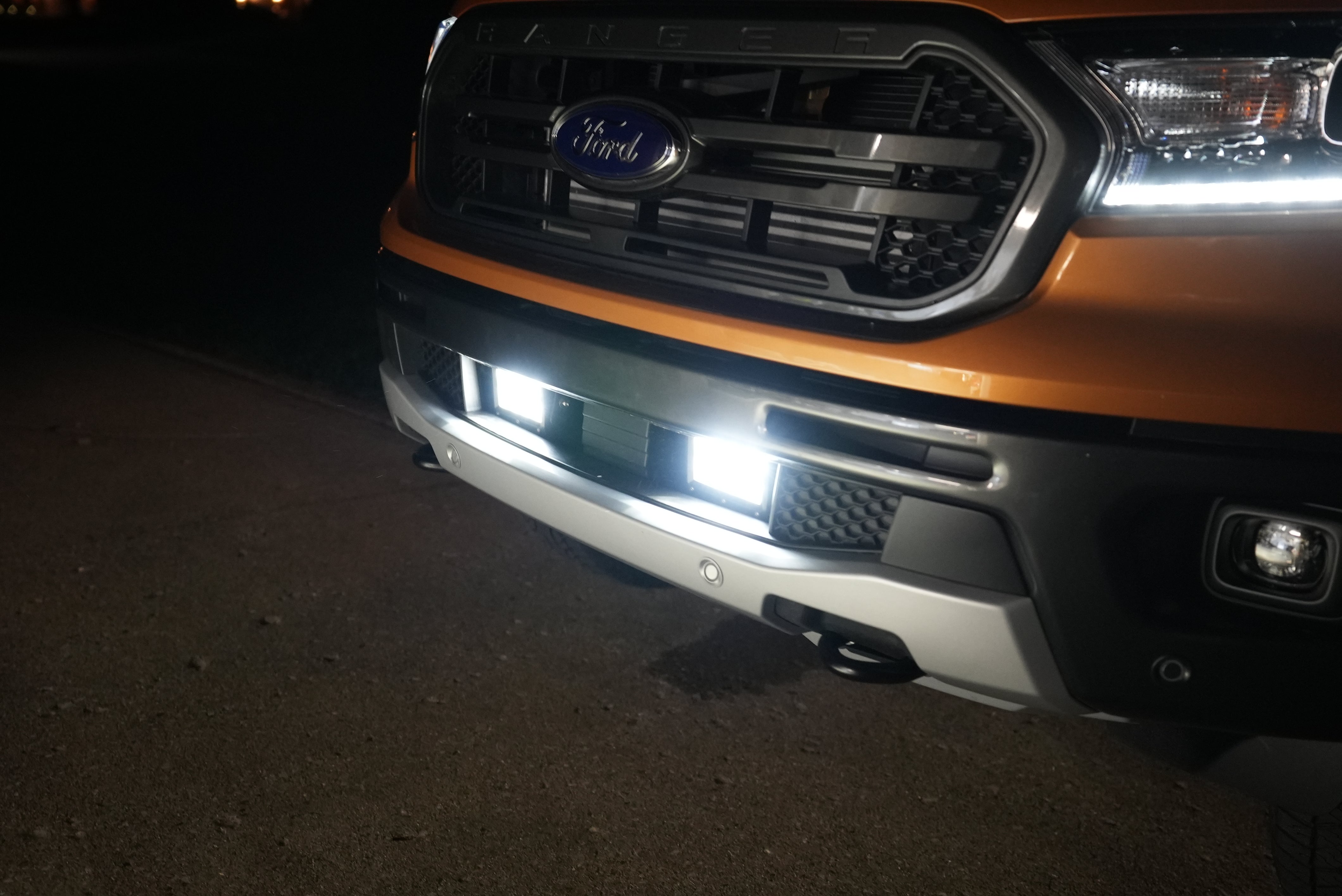 Rigid Pro E4 Light Kit for 2019-2021 Ford Ranger Lower Grill