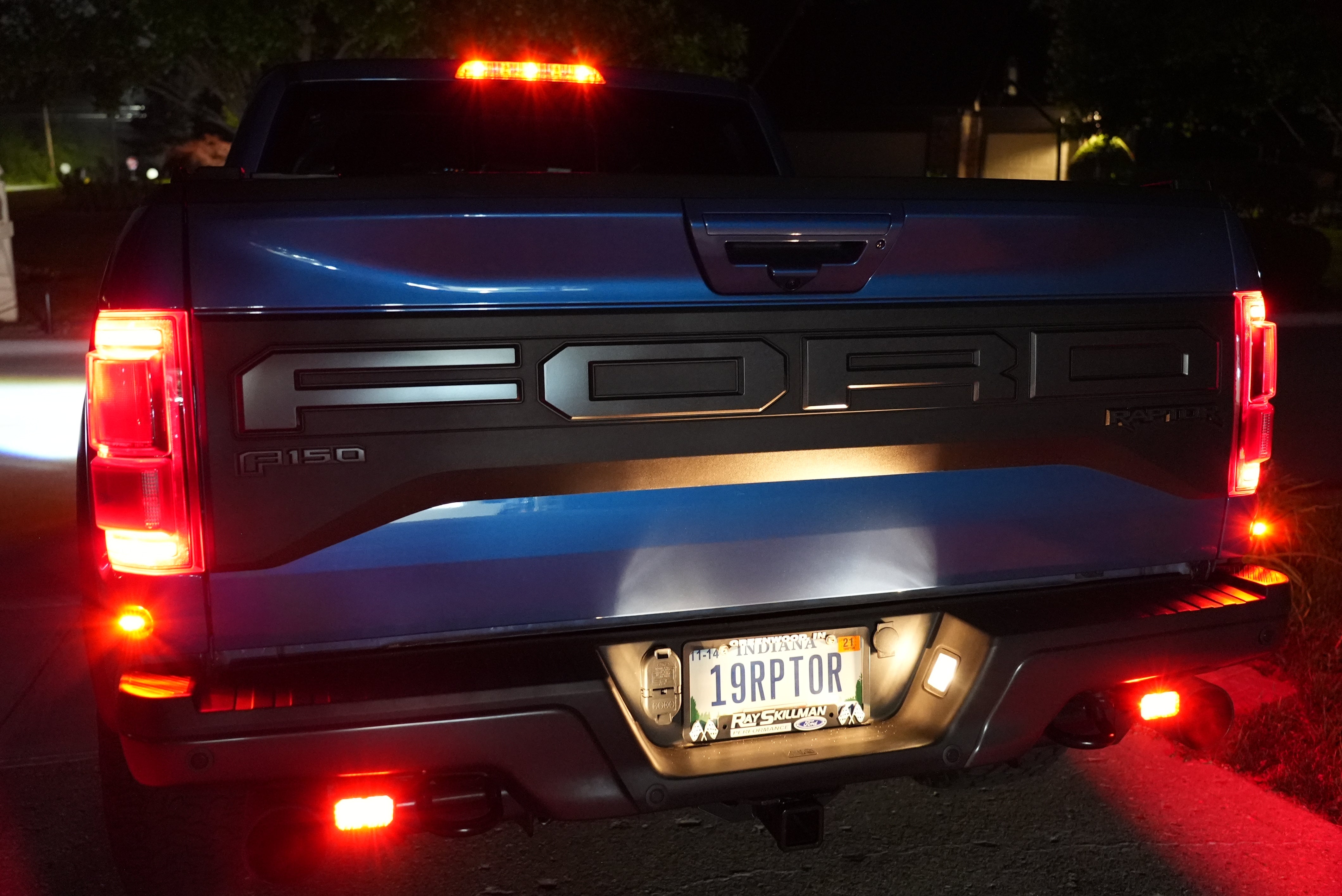 SPV Parts 2017-2020 Ford Raptor Rear Diode Dynamics SS2 Series Reverse Light Kit (No Drill) Red Backlight Rear LED