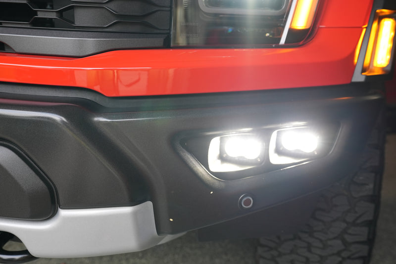 SPV Parts 2021-2023 Ford F-150 & Bronco Raptor Fog BRACKET OEM Adapter Kit (Brackets ONLY. Lights sold separately)