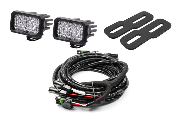 SPV Parts 2021-2024 Ford Bronco Rear Diode Dynamics SS2 Series Reverse Light Kit (No Drill) Red Backlight Rear LED
