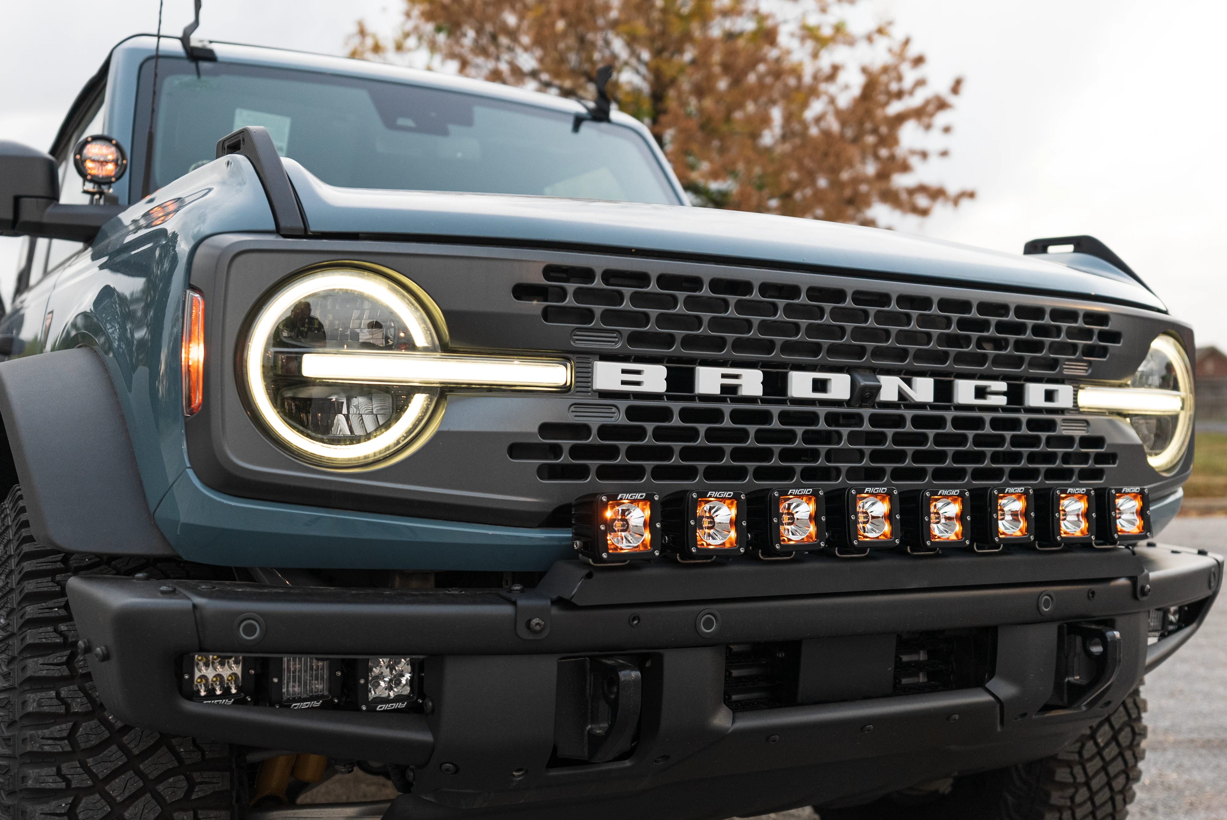 SPV Parts 2021+ Ford Bronco Modular Bumper Universal Slotted Cross Mount Kit (Fits MANY lights)