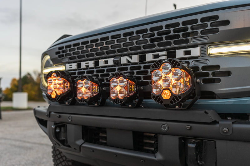 Limited Special Buy - SPV Parts 2021+ Ford Bronco Modular Bumper Universal Slotted Cross Mount (Fits MANY lights)