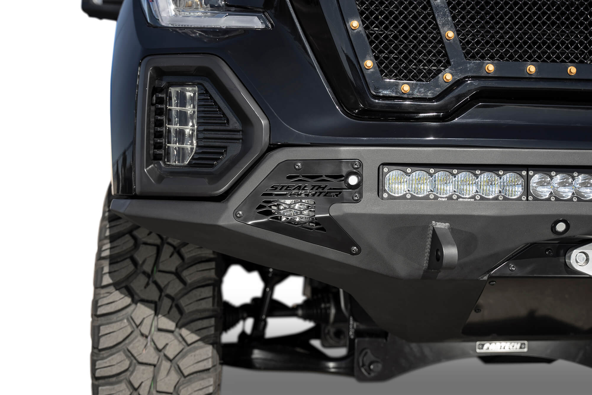 Addictive Desert Designs | Heritage | 2019-2021 GMC SIERRA 1500 STEALTH FIGHTER WINCH FRONT BUMPER - F471423030103