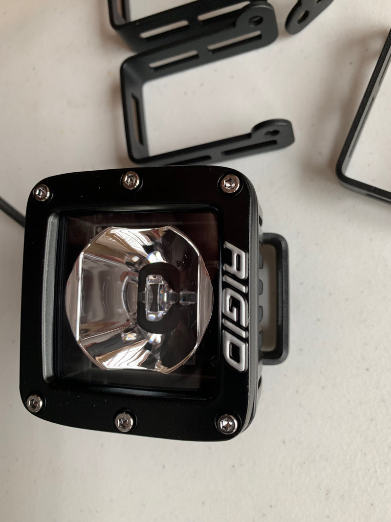 Rigid D-Series Top Side Mounting Brackets (Flips light) (ONE PAIR)