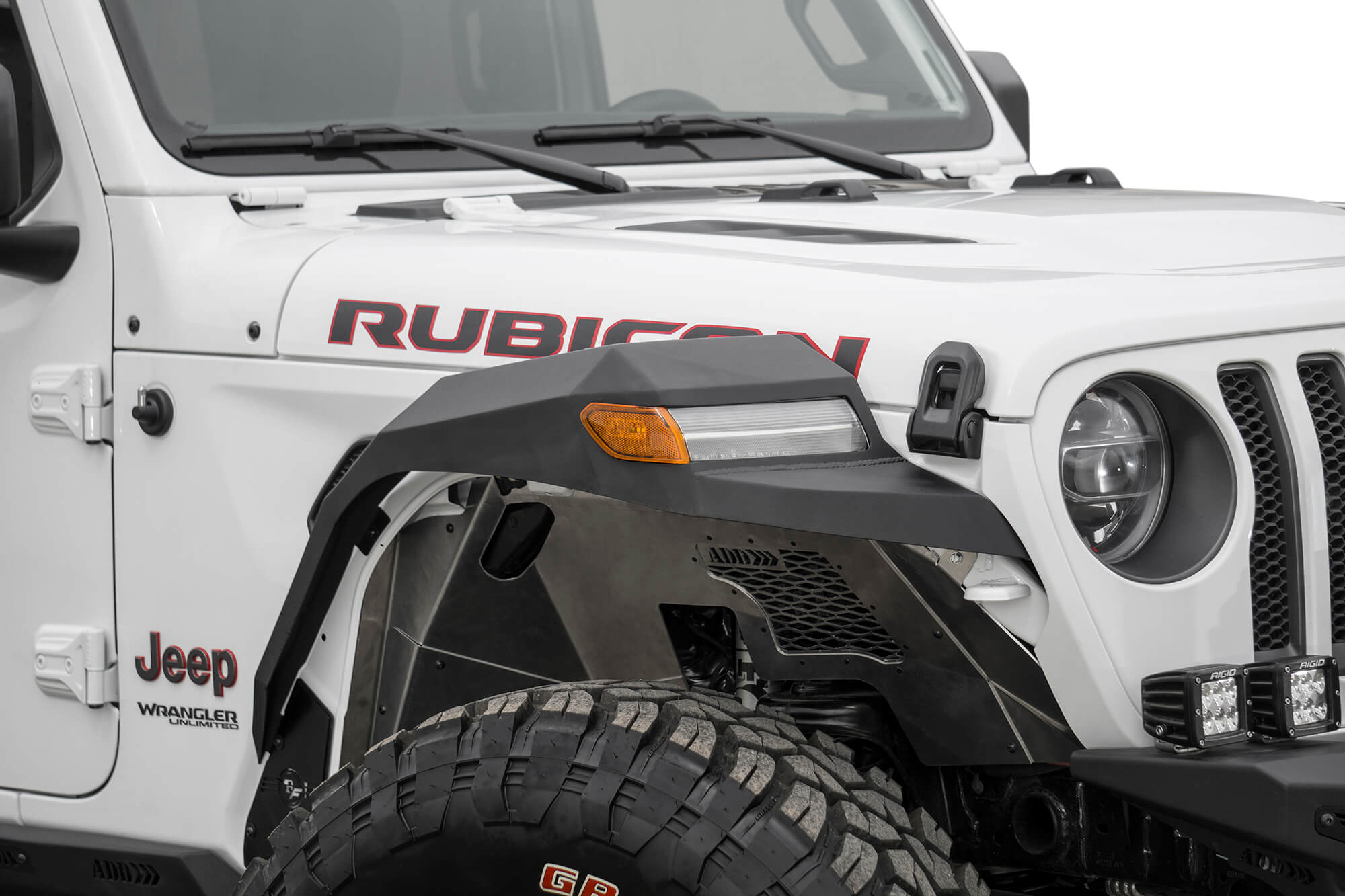 Addictive Desert Designs | Heritage | 2018 - 2023 JEEP JL/JT ROCK FIGHTER FRONT INNER FENDER LINERS - D96164400NA