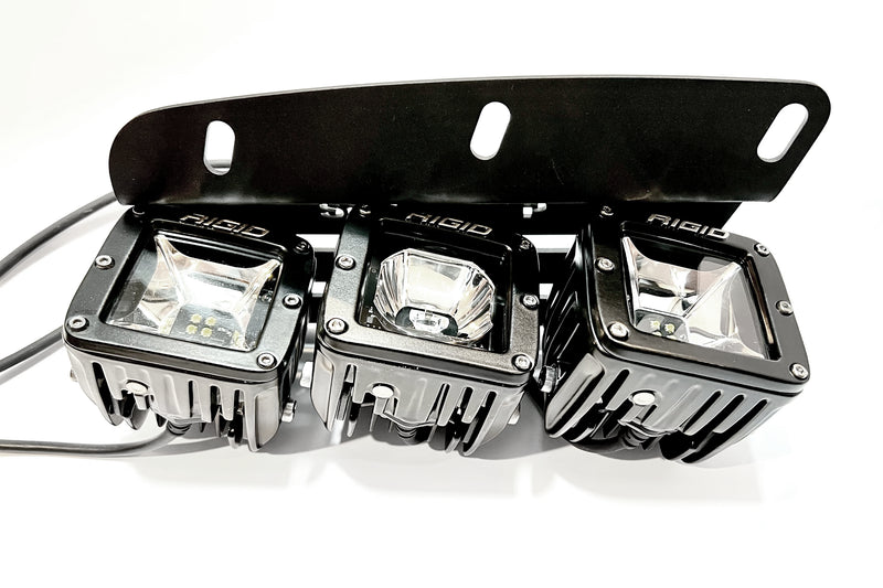SPV Parts 2021-2023 Ford Bronco - Rigid Radiance/Scene Fog Light Kit w/amber backlight - Including Brackets/Harness (Modular Bumper, INCLUDING RAPTOR)