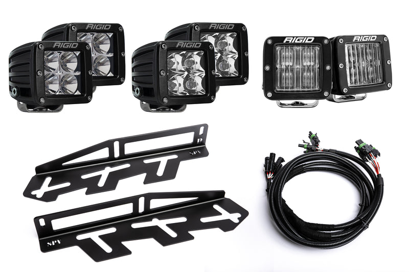 SPV Parts 2017-2020 Ford F-150 Raptor Rigid PRO Triple Fog Light KIT