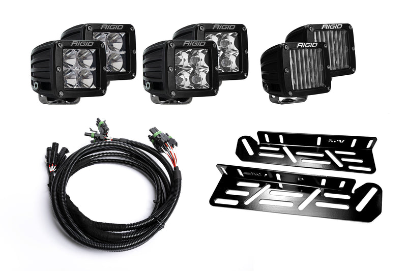 2021-2023 Ford F-150 Raptor Gen 3 Rigid PRO Triple Fog Light KIT For Sale