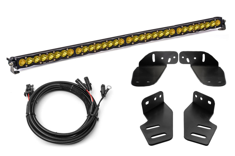SPV Parts 2021+ Gen 3 Ford Raptor Baja Designs S8 or ONY6 40 inch Bumper Light Bar Kit