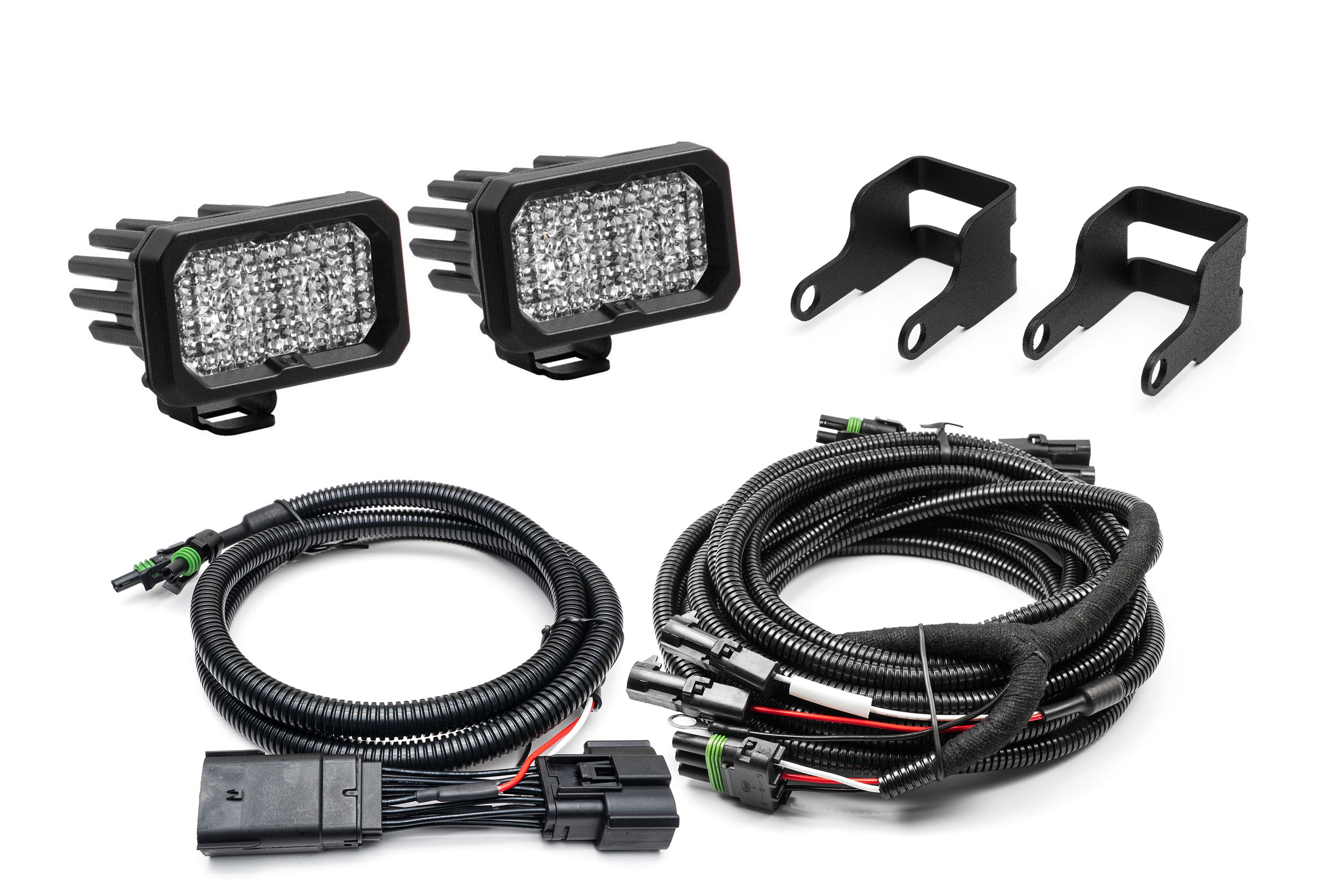 SPV Parts 2017-2020 Ford Raptor Rear Diode Dynamics SS2 Series Reverse Light Kit (No Drill) Red Backlight Rear LED
