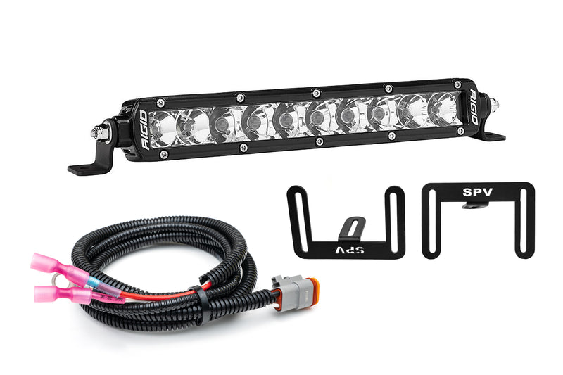 SPV Parts 2017-2020 Raptor (SLIM) 10'' LOWER Grille Light Bar Kit Rigid LED (Behind Grille)