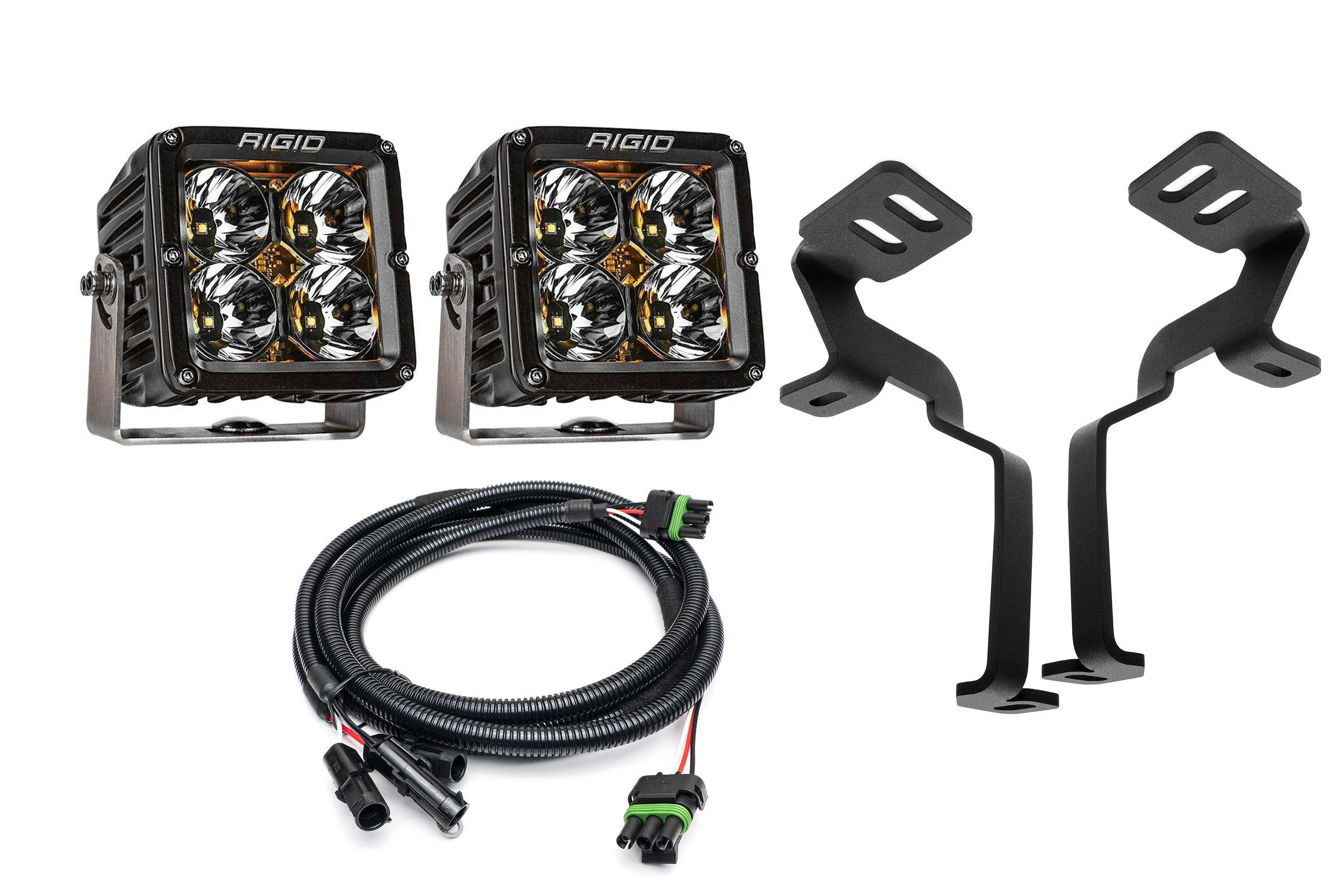 SPV Parts Rigid XL Series Radiance & Pro - SPV Parts A - Pillar (Ditch) Light Kit for Ford 2021+ Raptor/Tremor, F-150