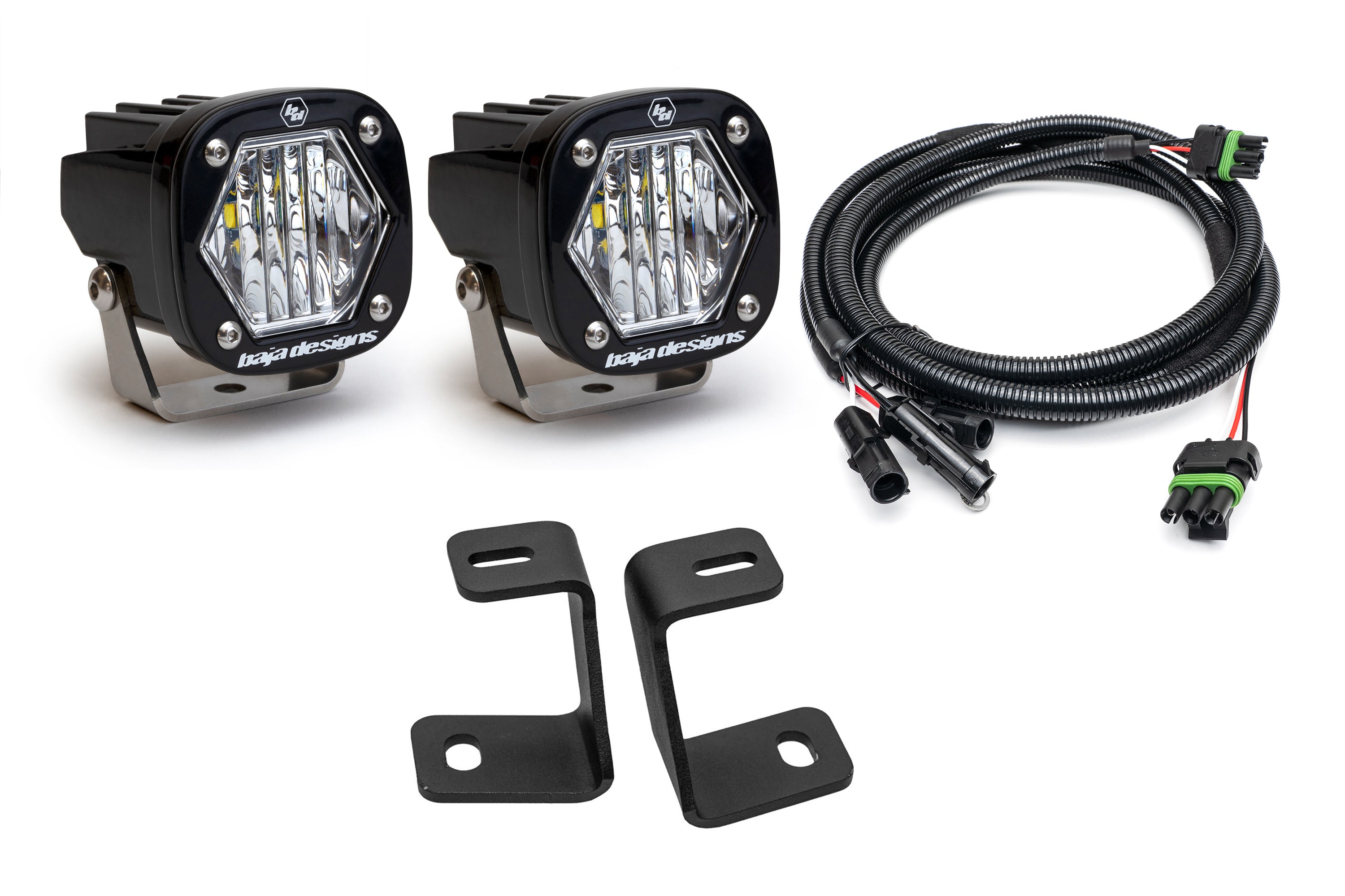 SPV Parts Baja Designs Standard A - Pillar (Ditch) Light Kit for Ford 2017-2020 Raptor/F-150