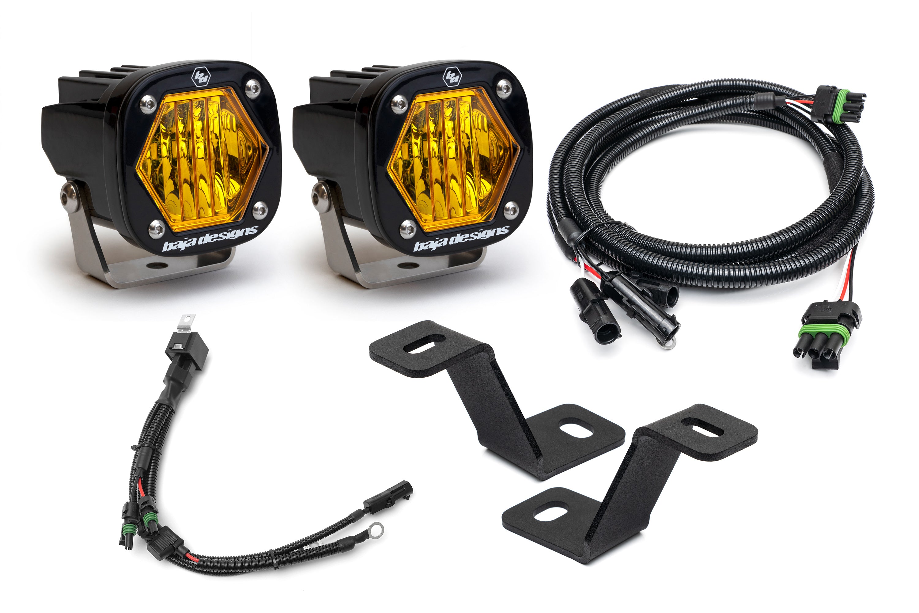 SPV Parts Baja Designs A - Pillar (Ditch) Light Kit for Ford 2021+ Raptor/F-150/Tremor & 20-22 Super Duty