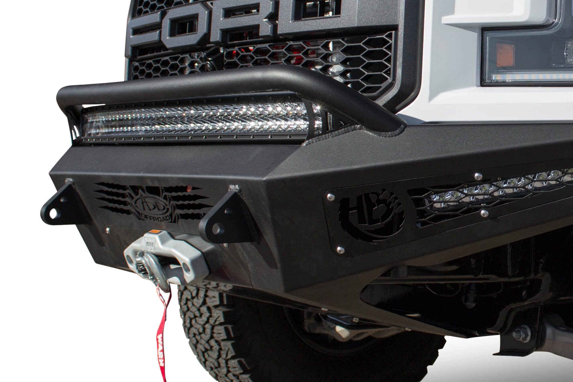 Addictive Desert Designs | Heritage | 2017-2020 Ford Raptor HoneyBadger Winch Front Bumper - F117382860103