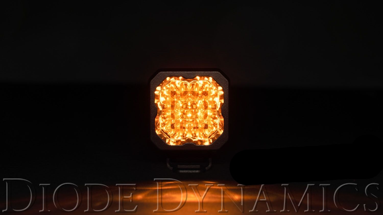 Diode Dynamics Stage Series C1 SSC1 Amber Flush Mount LED Pod (pair)