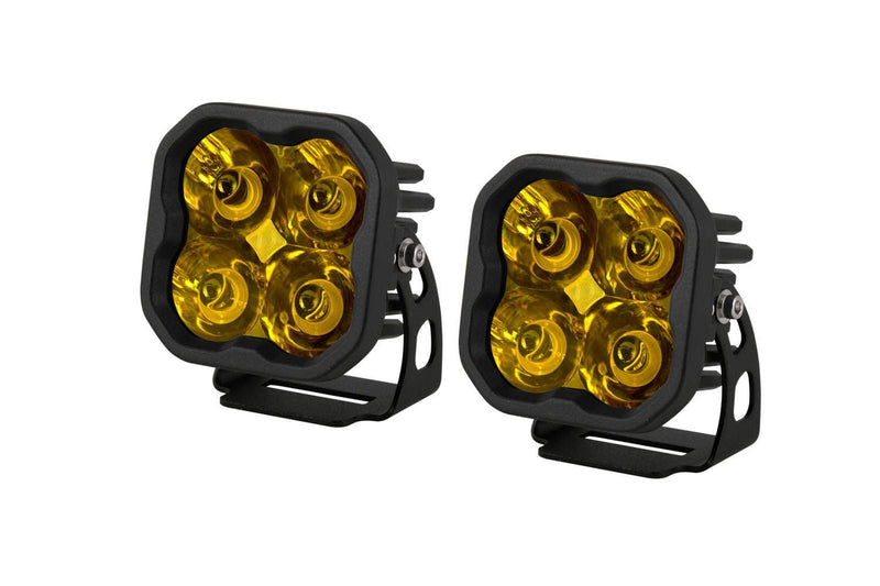 Diode Dynamics SS3 Stage Series 3" (YELLOW) Pro Standard LED Pod (pair)