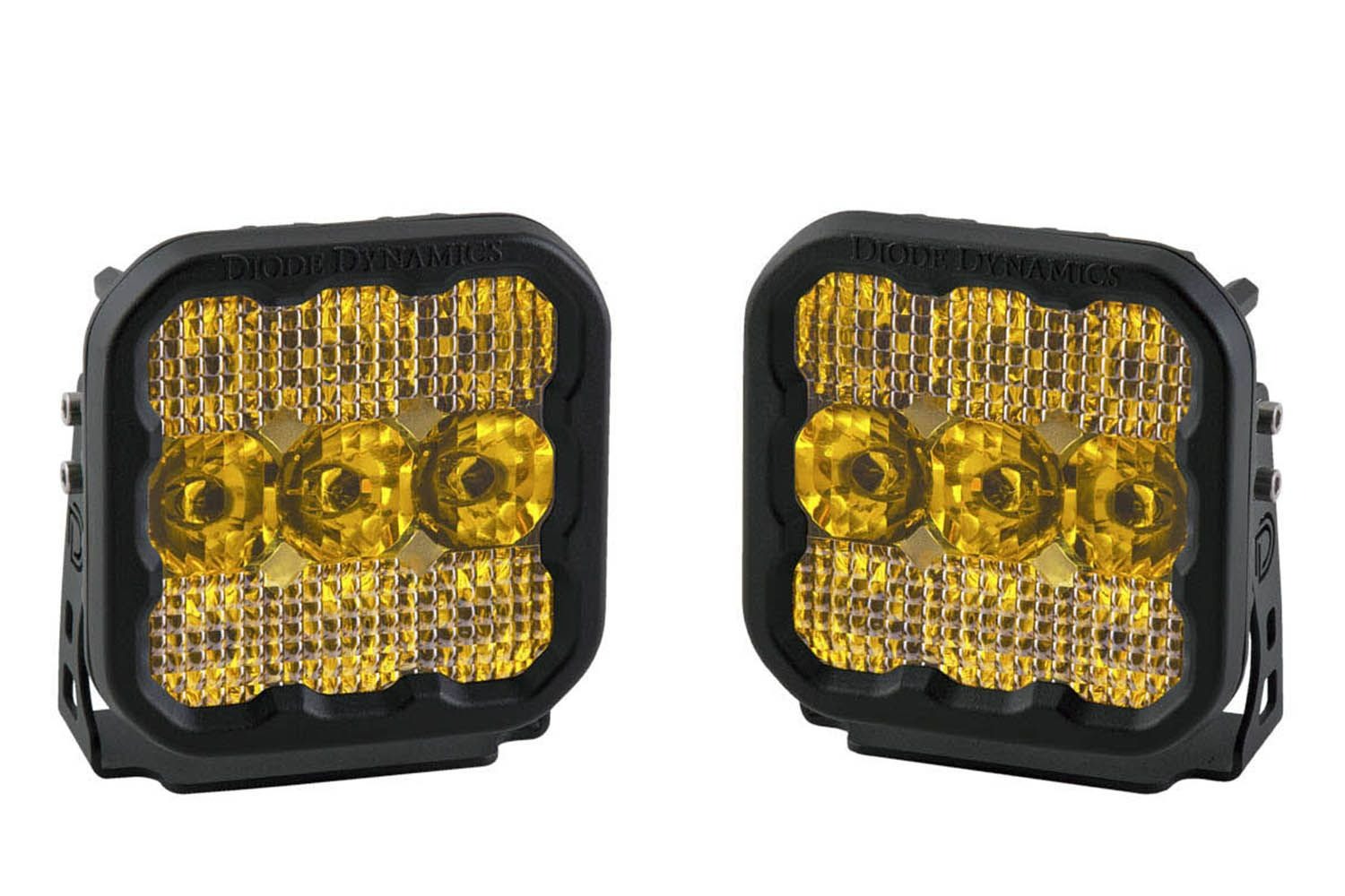 Diode Dynamics Stage Series 5" YELLOW SPORT LED Pod (pair) SS5