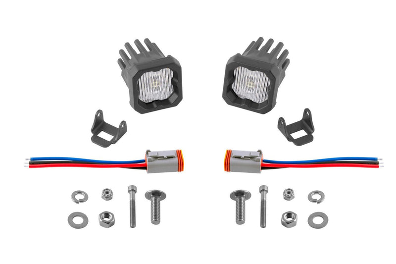Diode Dynamics Stage Series C1 SSC1 White SAE/DOT Fog Standard LED Pod (pair)