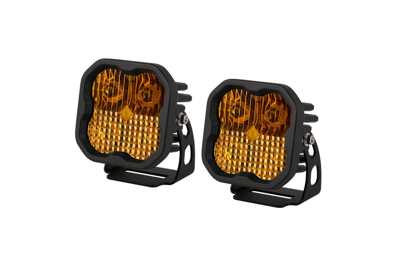 Diode Dynamics SS3 Stage Series 3" (YELLOW) Max Standard LED Pod (Pair)