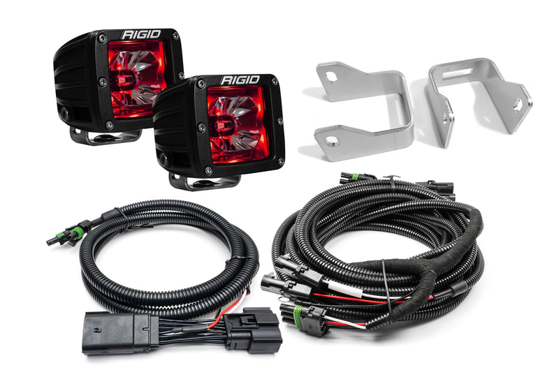 SPV Parts 2021-2024 Ford F-150 Raptor RED Rigid Radiance or Scene Reverse Kit