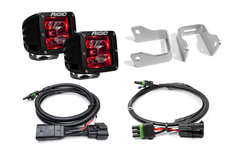 SPV Parts 2017-2020 Ford F-150 Raptor RED Rigid Radiance Reverse Light Kit Backup LED Kit (20202 & 68202)