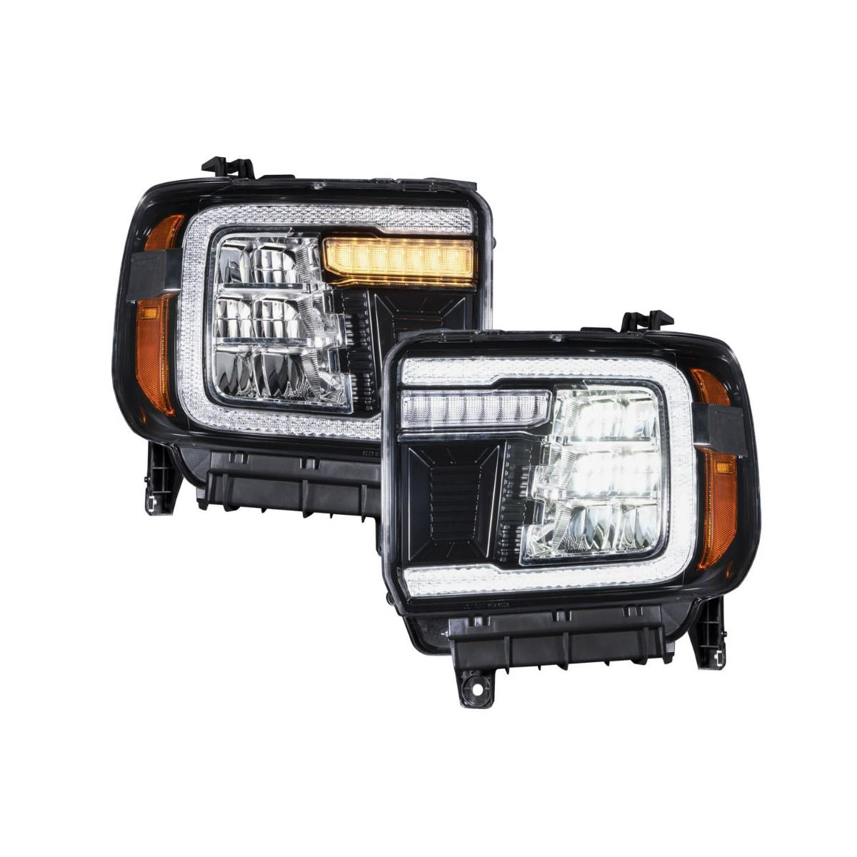 14-18 GMC Sierra 1500 and 15-19 GMC Sierra 2500/3500 LED Reflector Headlights Pair Form Lighting - FL0011