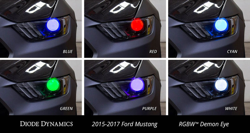 Diode Dynamics Multicolor Demon Eye Kit for 2015-2017 Ford Mustang
