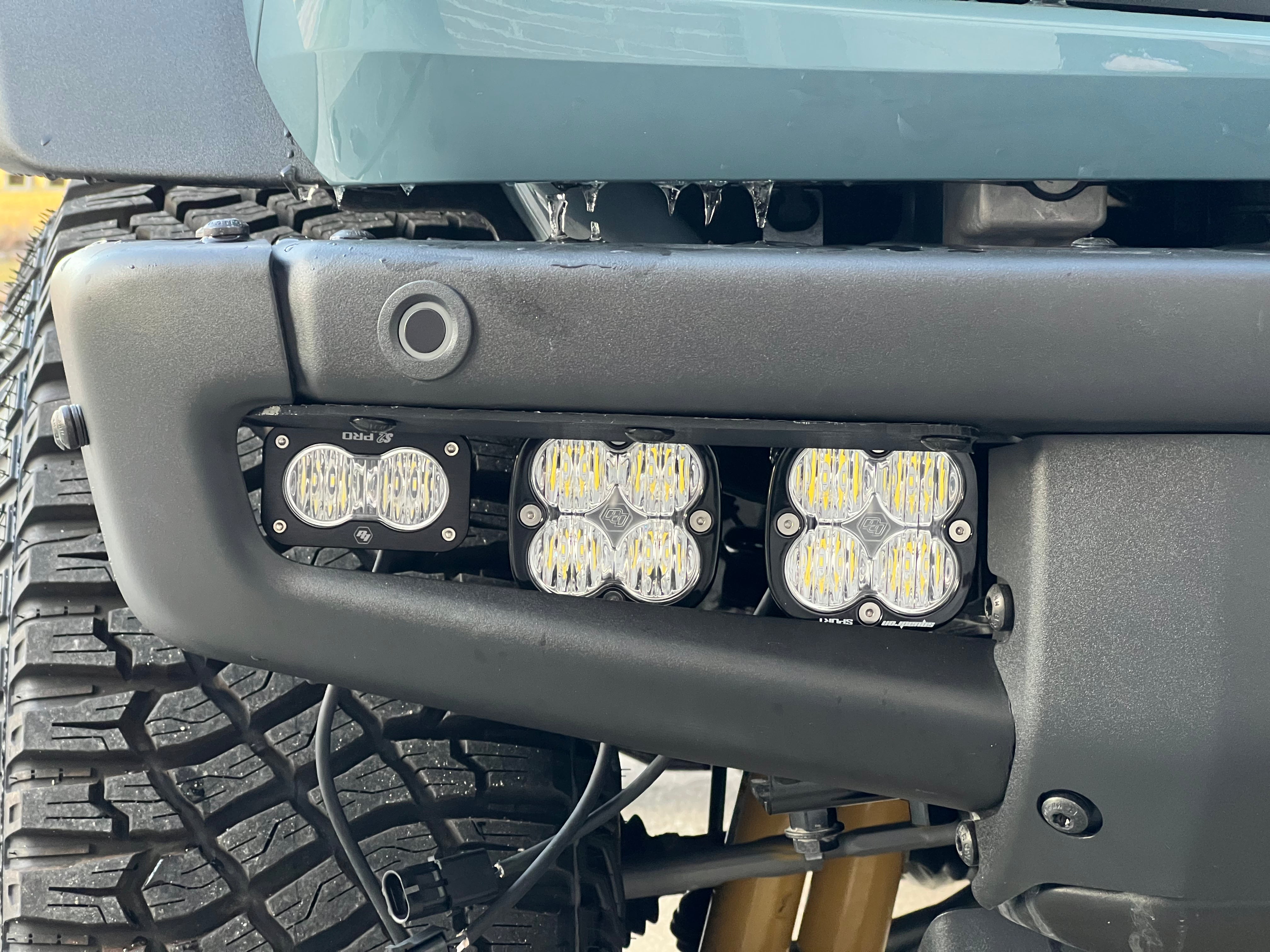 2021- 2023 Ford BRONCO Baja Designs Sport & PRO Triple Fog Light Kit W/S2 (Modular Bumper, INCLUDING RAPTOR)
