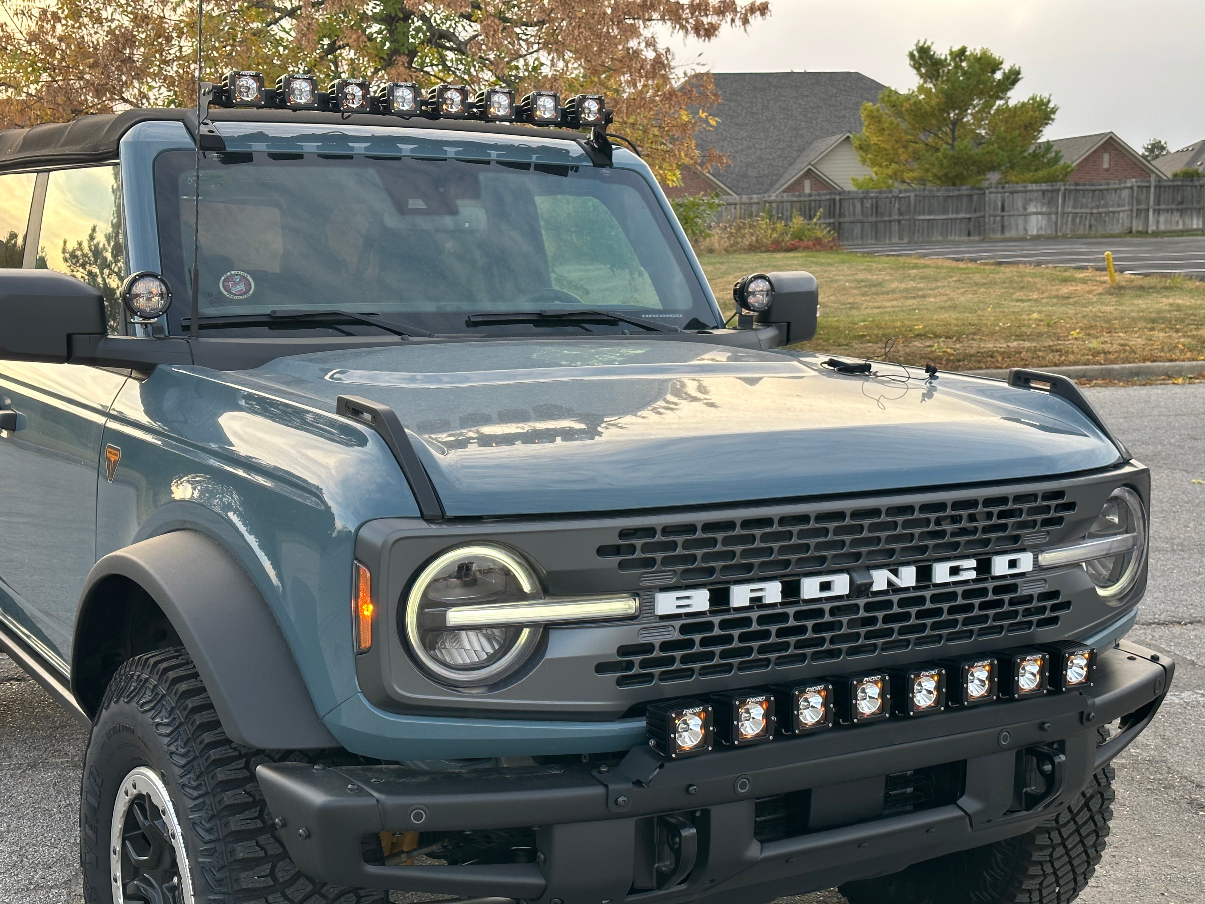 SPV Parts 2021+ Ford Bronco Roof Line HIGH Mount Kit (Multi-Fitment w/ optional Cross-mount)