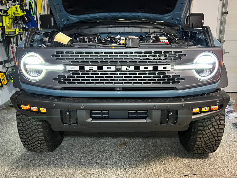 SPV Parts PREMIUM 2021-2023 Ford Bronco Triple Fog BRACKETS (Mounts ONLY. Lights sold separately)