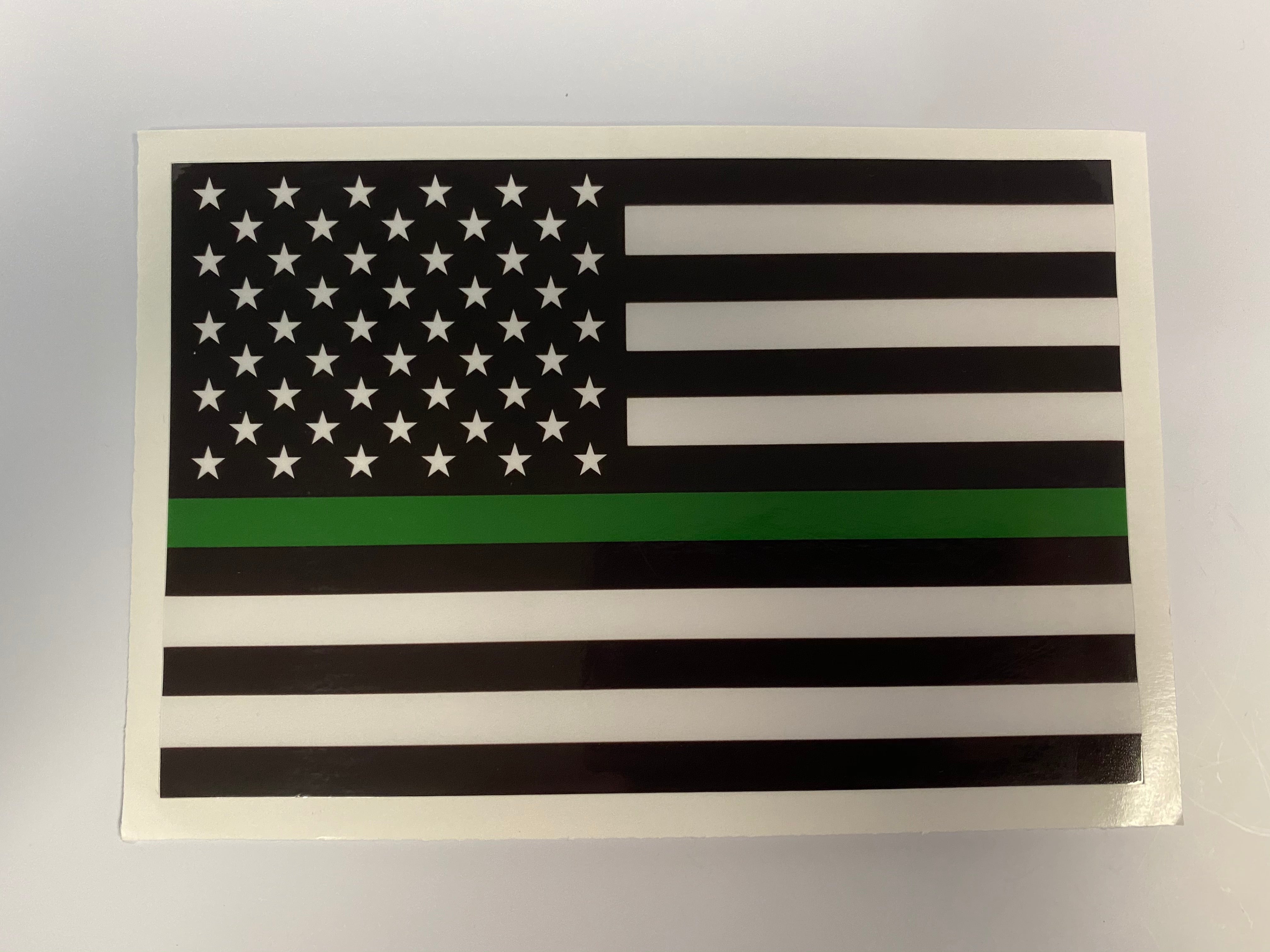 US / Mexico Flag Patch - Black