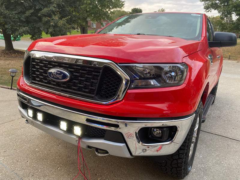 2019-2022 Ford Ranger Lower Bumper Grille Light Kit Rigid Pro D-Series