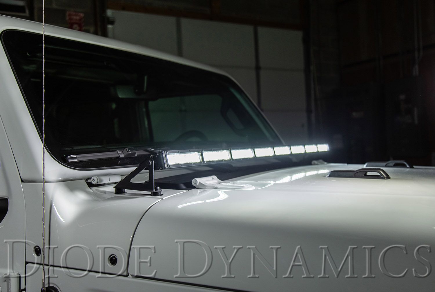 Diode Dynamics 2018-2021 Jeep JL Wrangler Hood LED Light Bar Kit