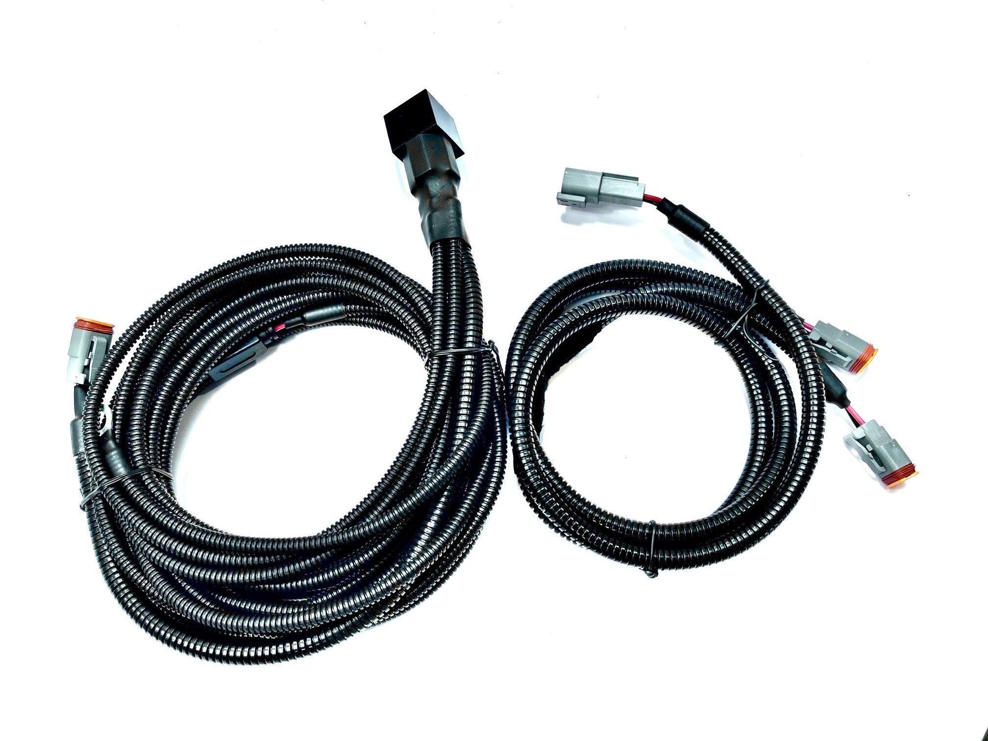SPV Parts Dual DT Connection Grille Light Harness for Rigid Industries Lights WITH Relay (Fits Many Vehicles)