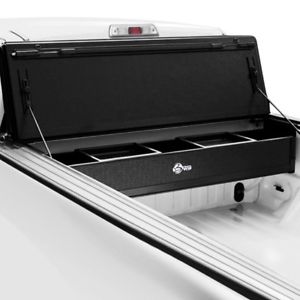 BAK BOX 2 IN THE BED OF A WHITE F-150 SHOWN WITH BED COVER