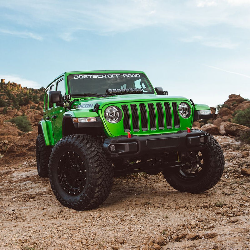Rigid Industries 2018 Jeep Wrangler JL Cowl Mount Long/Tall Arms Standoff Pair Kit 41658